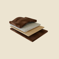 Load image into Gallery viewer, Lesă handsfree din piele nubuc — Chocolate