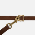 Load image into Gallery viewer, Lesă handsfree din piele nubuc — Chocolate