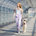 Încarcă imaginea în vizualizatorul galeriei, Lesă din piele Plain — Lavender