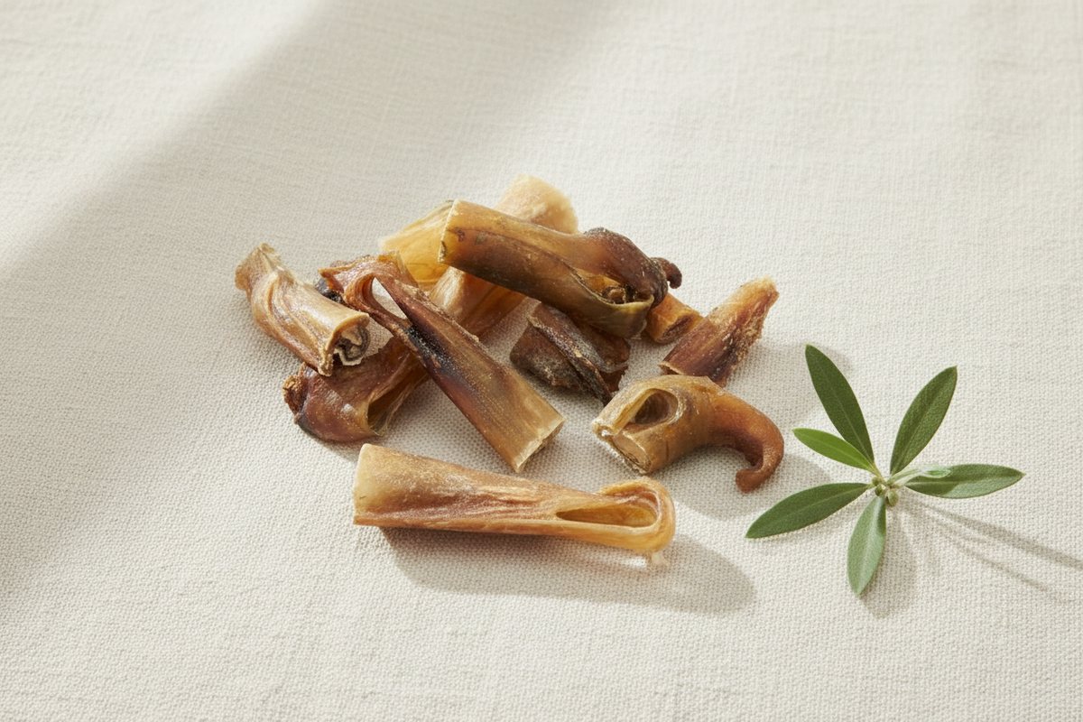 Bucăți de bully stick 100g, cadru editorial