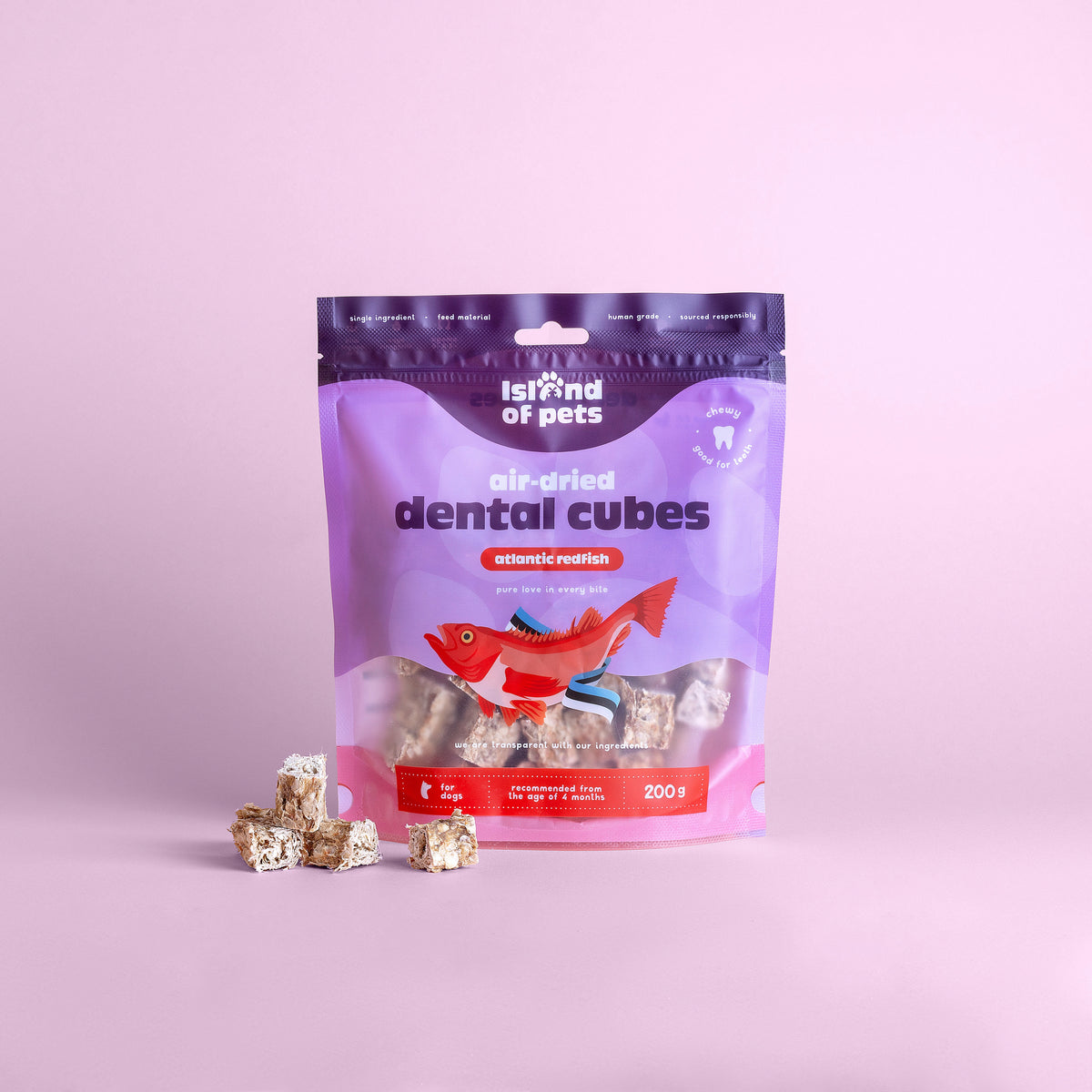 Cuburi dentare din sebastă 200g