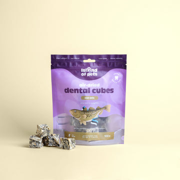 Cuburi dentare din piele de cod 100g