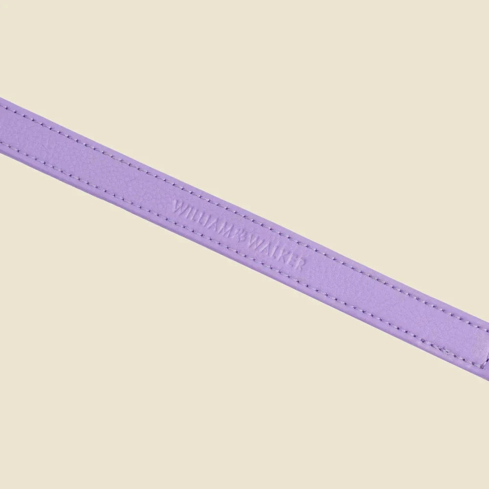 Lesă din piele Plain — Lavender