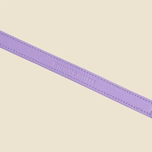 Lesă din piele Plain — Lavender