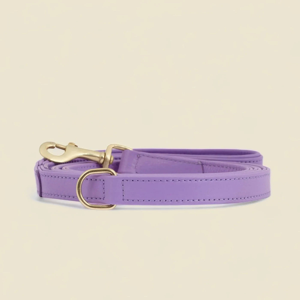 Lesă din piele Plain — Lavender