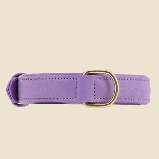 Zgardă din piele Plain — Lavender